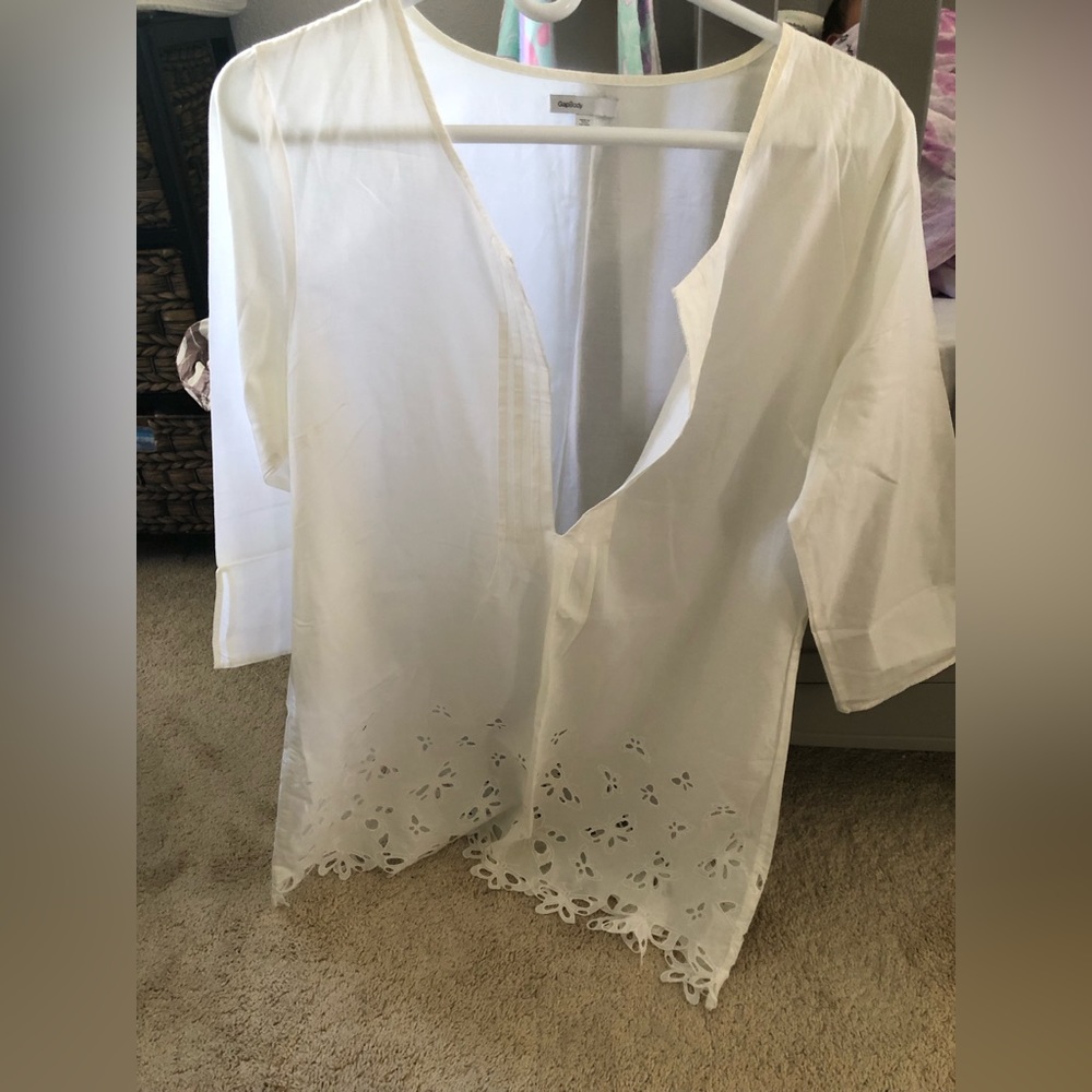 GapBody Womens 3/4 sleeve blouse